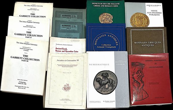Lotto di 13 cataloghi. MISCELLANEA DI ASTE ESTERE.  - Asta Numismatica - Associazione Nazionale - Case d'Asta italiane