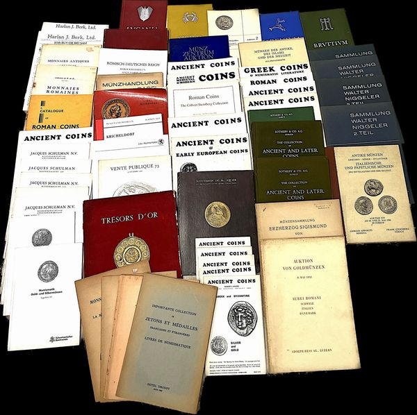 Lotto di 56 cataloghi.  - Asta Numismatica - Associazione Nazionale - Case d'Asta italiane