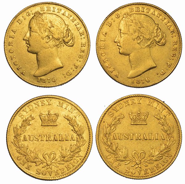 AUSTRALIA. Lotto di due monete.  - Asta Numismatica - Associazione Nazionale - Case d'Asta italiane