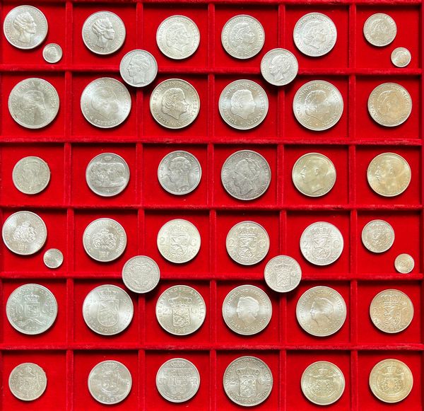 BELGIO, LUSSEMBURGO E OLANDA. Lotto di 22 monete.  - Asta Numismatica - Associazione Nazionale - Case d'Asta italiane