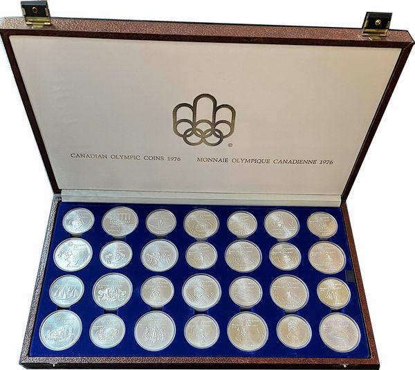CANADA - OLIMPIADI MONTREAL 1976. Lotto di 28 monete.  - Asta Numismatica - Associazione Nazionale - Case d'Asta italiane