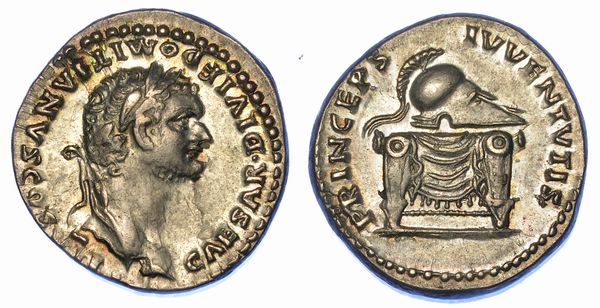 DOMIZIANO (Cesare). Denario, anni 80-81.  - Asta Numismatica - Associazione Nazionale - Case d'Asta italiane