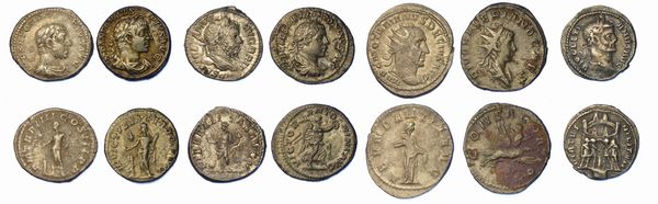 IMPERO ROMANO. Lotto di sette monete.  - Asta Numismatica - Associazione Nazionale - Case d'Asta italiane