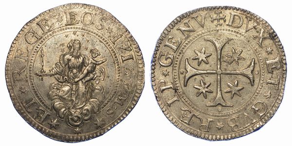 GENOVA. DOGI BIENNALI, 1528-1797. SERIE DELLA III FASE, 1637-1797. Scudo 1713.  - Asta Numismatica - Associazione Nazionale - Case d'Asta italiane