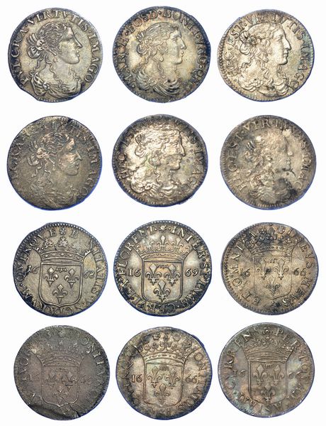 FOSDINOVO E TORRIGLIA. Lotto di sei monete.  - Asta Numismatica - Associazione Nazionale - Case d'Asta italiane