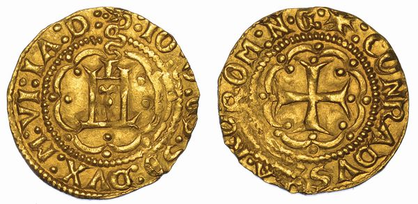 GENOVA. GIAN GALEAZZO MARIA SFORZA DUCA DI MILANO E SIGNORE DI GENOVA, 1488-1494. Ducato.  - Asta Numismatica - Associazione Nazionale - Case d'Asta italiane