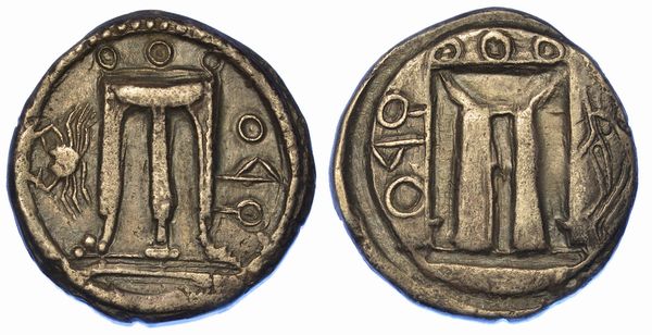 BRUTTIUM - CROTONE. Nomos, 550-480 a.C.  - Asta Numismatica - Associazione Nazionale - Case d'Asta italiane