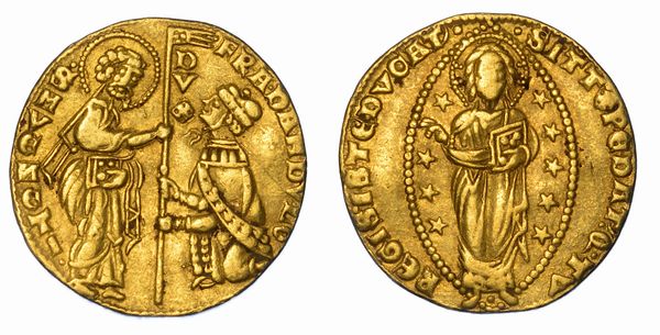 VENEZIA. FRANCESCO DANDOLO, 1329-1339. Ducato.  - Asta Numismatica - Associazione Nazionale - Case d'Asta italiane