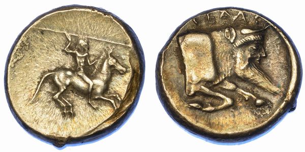 SICILIA - GELA. Didracma, 490-480 a.C.  - Asta Numismatica - Associazione Nazionale - Case d'Asta italiane