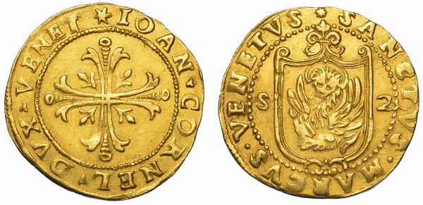 VENEZIA. GIOVANNI I CORNER, 1625-1629. Doppia o 2 Scudi doro.  - Asta Numismatica - Associazione Nazionale - Case d'Asta italiane