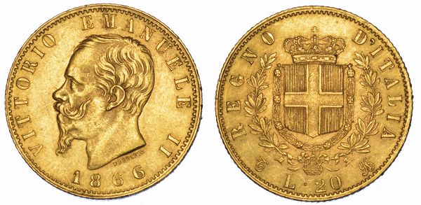 REGNO DITALIA. VITTORIO EMANUELE II DI SAVOIA, 1861-1878. 20 Lire 1866. Torino.  - Asta Numismatica - Associazione Nazionale - Case d'Asta italiane