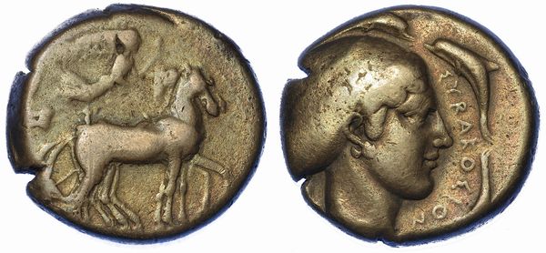 SICILIA - SIRACUSA. Tetradracma, 420-415 a.C.  - Asta Numismatica - Associazione Nazionale - Case d'Asta italiane