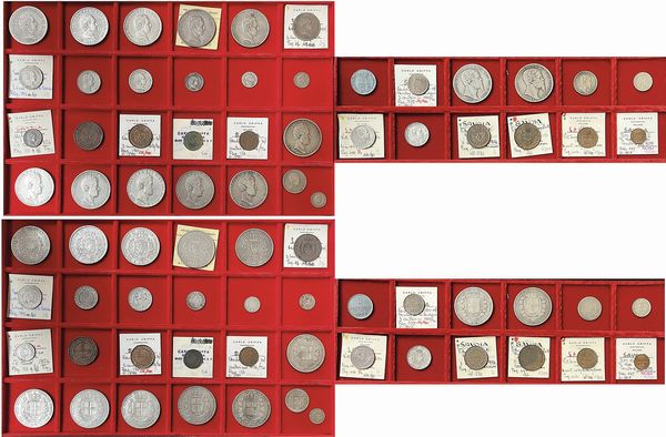 REGNO DI SARDEGNA. Lotto di 39 monete.  - Asta Numismatica - Associazione Nazionale - Case d'Asta italiane