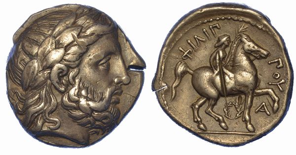 REGNO DI MACEDONIA. FILIPPO II, 359-336 a.C. Tetradracma. Anfipoli.  - Asta Numismatica - Associazione Nazionale - Case d'Asta italiane
