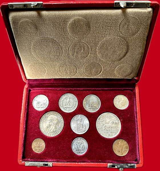 REGNO DITALIA. VITTORIO EMANUELE III DI SAVOIA, 1900-1946. Lotto di dieci monete.  - Asta Numismatica - Associazione Nazionale - Case d'Asta italiane