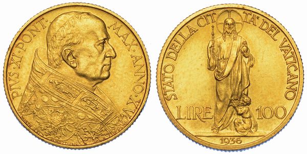 VATICANO. PIO XI, 1922-1939. Lotto di nove monete.  - Asta Numismatica - Associazione Nazionale - Case d'Asta italiane