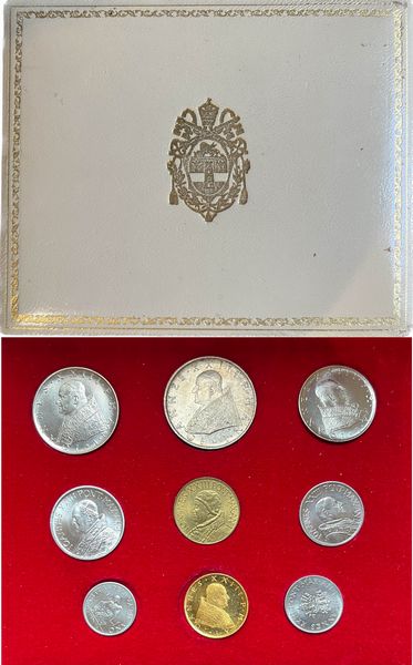 VATICANO. GIOVANNI XXIII, 1958-1963. Lotto di nove monete.  - Asta Numismatica - Associazione Nazionale - Case d'Asta italiane