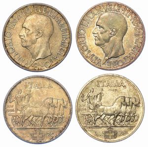 REGNO DITALIA. VITTORIO EMANUELE III DI SAVOIA, 1900-1946. Lotto di dieci monete.  - Asta Numismatica - Associazione Nazionale - Case d'Asta italiane