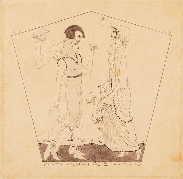 Chin (Enrico Castello) : Offerte  - Asta Leone Frollo: maestro dell'erotismo  - Associazione Nazionale - Case d'Asta italiane