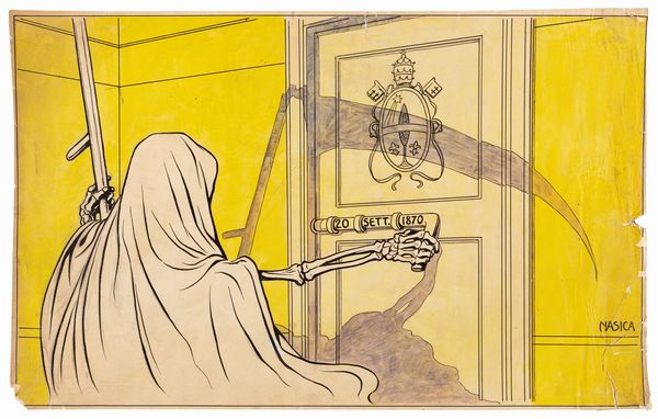 Nasica (Augusto Majani) : La Liberatrice  - Asta Leone Frollo: maestro dell'erotismo  - Associazione Nazionale - Case d'Asta italiane