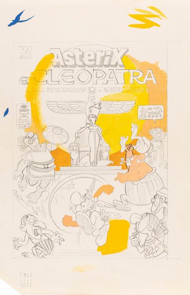 Bruno Napoli : Asterix e Cleopatra (Ast�rix et Cl�op�tre)  - Asta Leone Frollo: maestro dell'erotismo  - Associazione Nazionale - Case d'Asta italiane