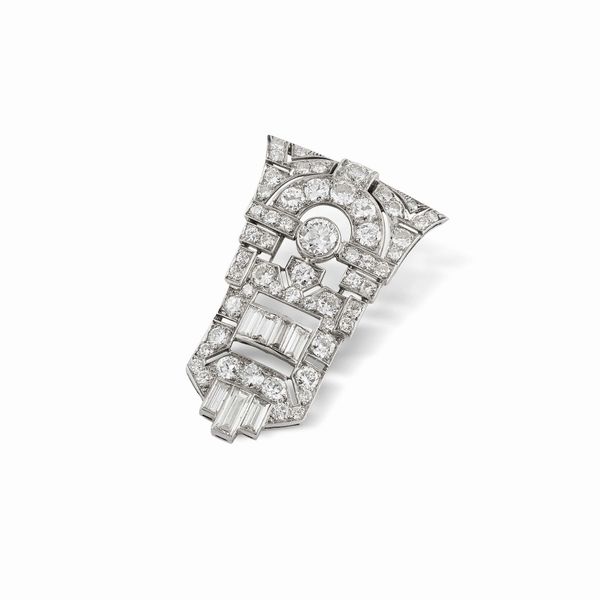 SPILLA CON DIAMANTI  - Asta Gioielli - Associazione Nazionale - Case d'Asta italiane