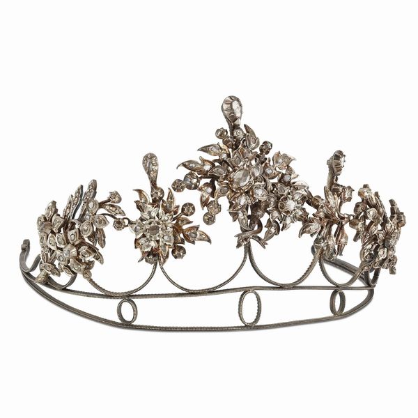DIADEMA CON DIAMANTI  - Asta Gioielli - Associazione Nazionale - Case d'Asta italiane
