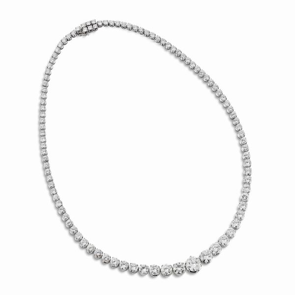 COLLANA A RIVIERE DI DIAMANTI  - Asta Gioielli - Associazione Nazionale - Case d'Asta italiane