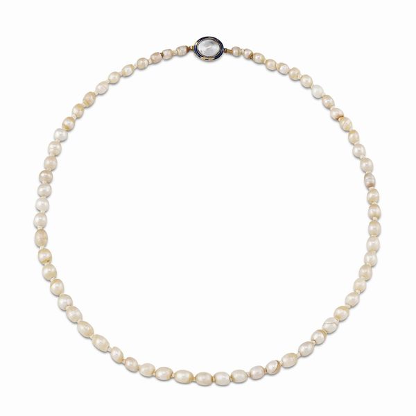 COLLANA DI PERLE NATURALI  - Asta Gioielli - Associazione Nazionale - Case d'Asta italiane