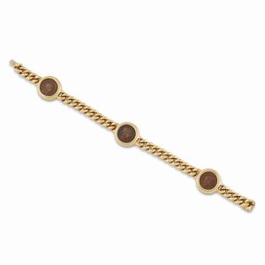 bulgari - BULGARI BRACCIALE A CATENA CON MONETE