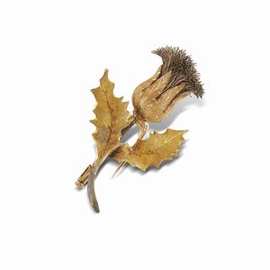 BUCCELLATI - BUCCELLATI PICCOLA SPILLA A FORMA DI CARDO