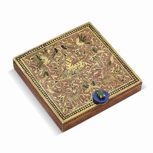 CARTIER - CARTIER SCATOLA PORTACIPRIA SMALTATA