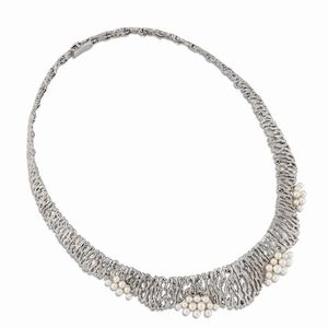 OMEGA - OMEGA COLLANA RIGIDA CON PERLE