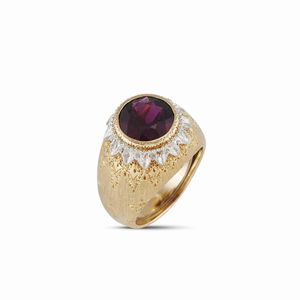 BUCCELLATI - BUCCELLATI ANELLO CON GRANATO