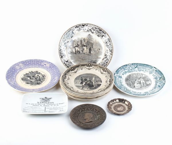 Lotto multiplo di Piatti  - Asta Militaria, Ordini cavallereschi, Napoleonica - Associazione Nazionale - Case d'Asta italiane