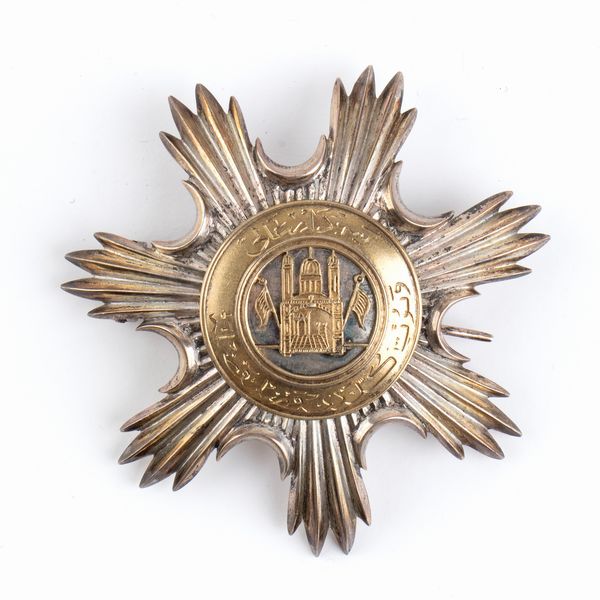 Afganistan, Ordine del Leader, Placca di seconda classe per meriti Civili  - Asta Militaria, Ordini cavallereschi, Napoleonica - Associazione Nazionale - Case d'Asta italiane