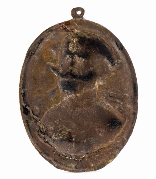 coppia di placche in bronzo di Garibaldi e Vittorio Emanule II  - Asta Militaria, Ordini cavallereschi, Napoleonica - Associazione Nazionale - Case d'Asta italiane