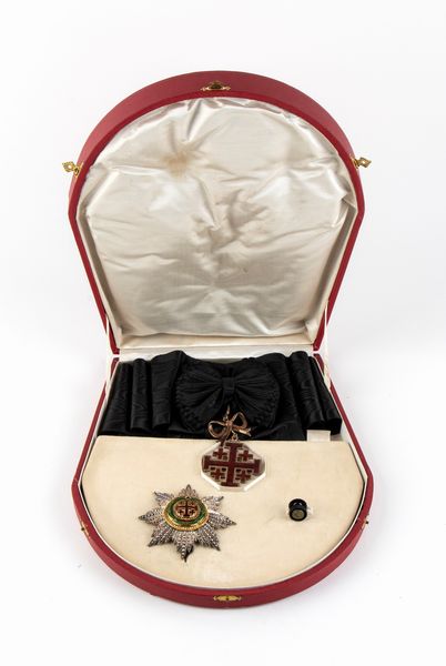 Stato Citt del Vaticano, Ordine del Santo Sepolcro, insegna di Dama di Gran Croce  - Asta Militaria, Ordini cavallereschi, Napoleonica - Associazione Nazionale - Case d'Asta italiane
