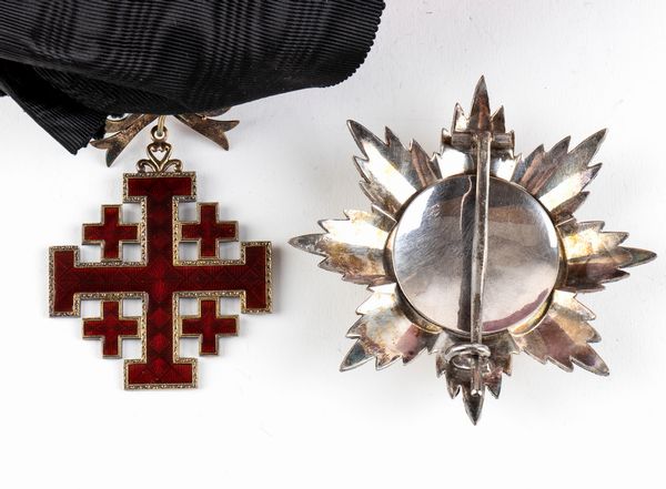 Stato Citt del Vaticano, Ordine del Santo Sepolcro, insegna di Dama di Gran Croce  - Asta Militaria, Ordini cavallereschi, Napoleonica - Associazione Nazionale - Case d'Asta italiane