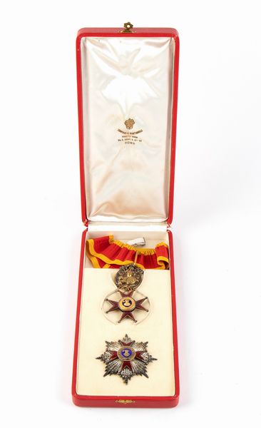 Stato Citt del Vaticano, Pio XII,Ordine di San Gregorio Magno,insegna  di grandufficiale per meriti militari  - Asta Militaria, Ordini cavallereschi, Napoleonica - Associazione Nazionale - Case d'Asta italiane