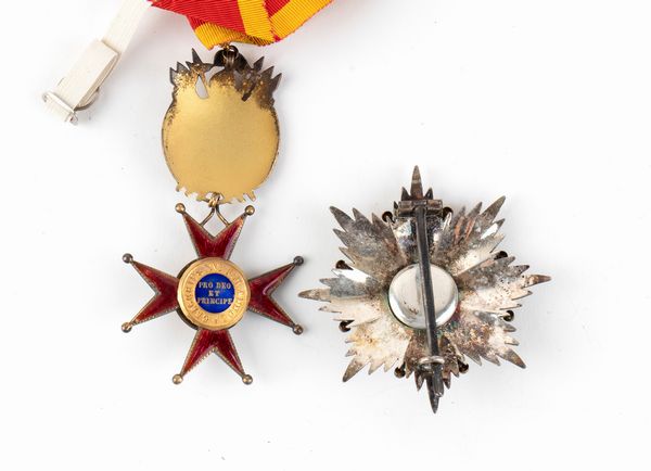 Stato Citt del Vaticano, Pio XII,Ordine di San Gregorio Magno,insegna  di grandufficiale per meriti militari  - Asta Militaria, Ordini cavallereschi, Napoleonica - Associazione Nazionale - Case d'Asta italiane