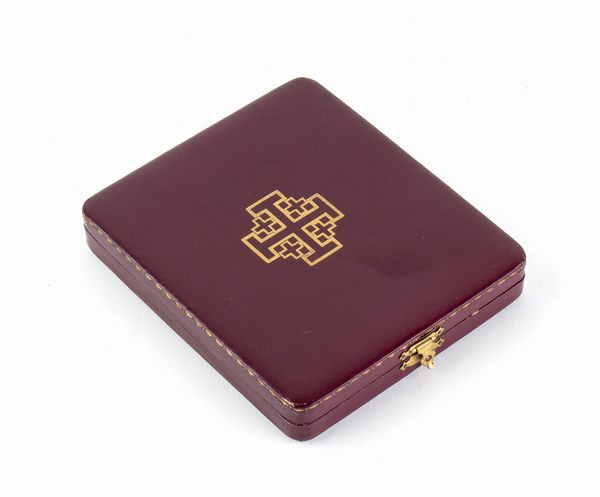 Stato citt del VaticanoOrdine S. Sepolcro Insegna da cavaliere per  meriti militari  - Asta Militaria, Ordini cavallereschi, Napoleonica - Associazione Nazionale - Case d'Asta italiane