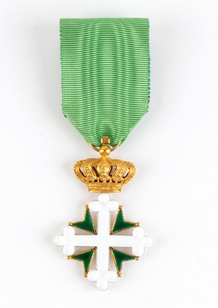 Italia, Regno, Ordine SS Maurizio e Lazzaro, insegna di cavaliere ufficiale  - Asta Militaria, Ordini cavallereschi, Napoleonica - Associazione Nazionale - Case d'Asta italiane
