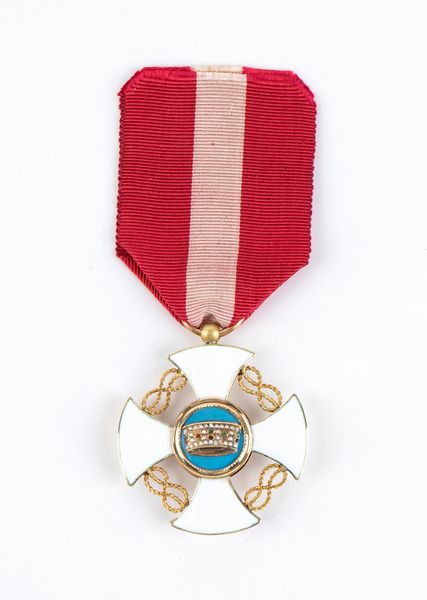 Italia, Regno, VE II ,Ordine della Corona d'Italia, Insegna da Cavaliere  - Asta Militaria, Ordini cavallereschi, Napoleonica - Associazione Nazionale - Case d'Asta italiane