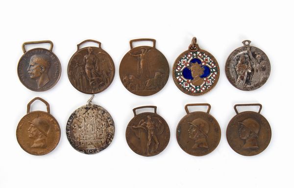 Lotto o di 11 medaglie  - Asta Militaria, Ordini cavallereschi, Napoleonica - Associazione Nazionale - Case d'Asta italiane