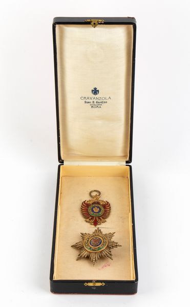 Italia, Regno,Ordine di Skanderbeg, Gran Croce, Placca e Pendente  - Asta Militaria, Ordini cavallereschi, Napoleonica - Associazione Nazionale - Case d'Asta italiane