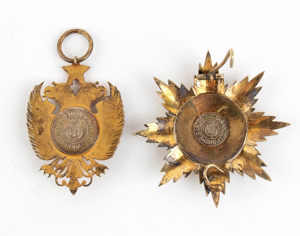 Italia, Regno,Ordine di Skanderbeg, Gran Croce, Placca e Pendente  - Asta Militaria, Ordini cavallereschi, Napoleonica - Associazione Nazionale - Case d'Asta italiane