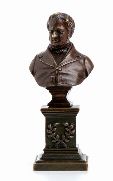 piccolo busto in bronzo di Camillo Benso conte di Cavour  - Asta Militaria, Ordini cavallereschi, Napoleonica - Associazione Nazionale - Case d'Asta italiane