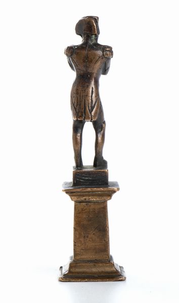 piccolo bronzo di Napoleone su colonna  - Asta Militaria, Ordini cavallereschi, Napoleonica - Associazione Nazionale - Case d'Asta italiane