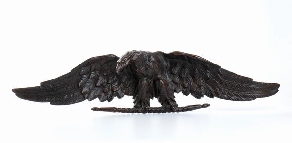 Grande aquila imperiale napoleonica in bronzo  - Asta Militaria, Ordini cavallereschi, Napoleonica - Associazione Nazionale - Case d'Asta italiane